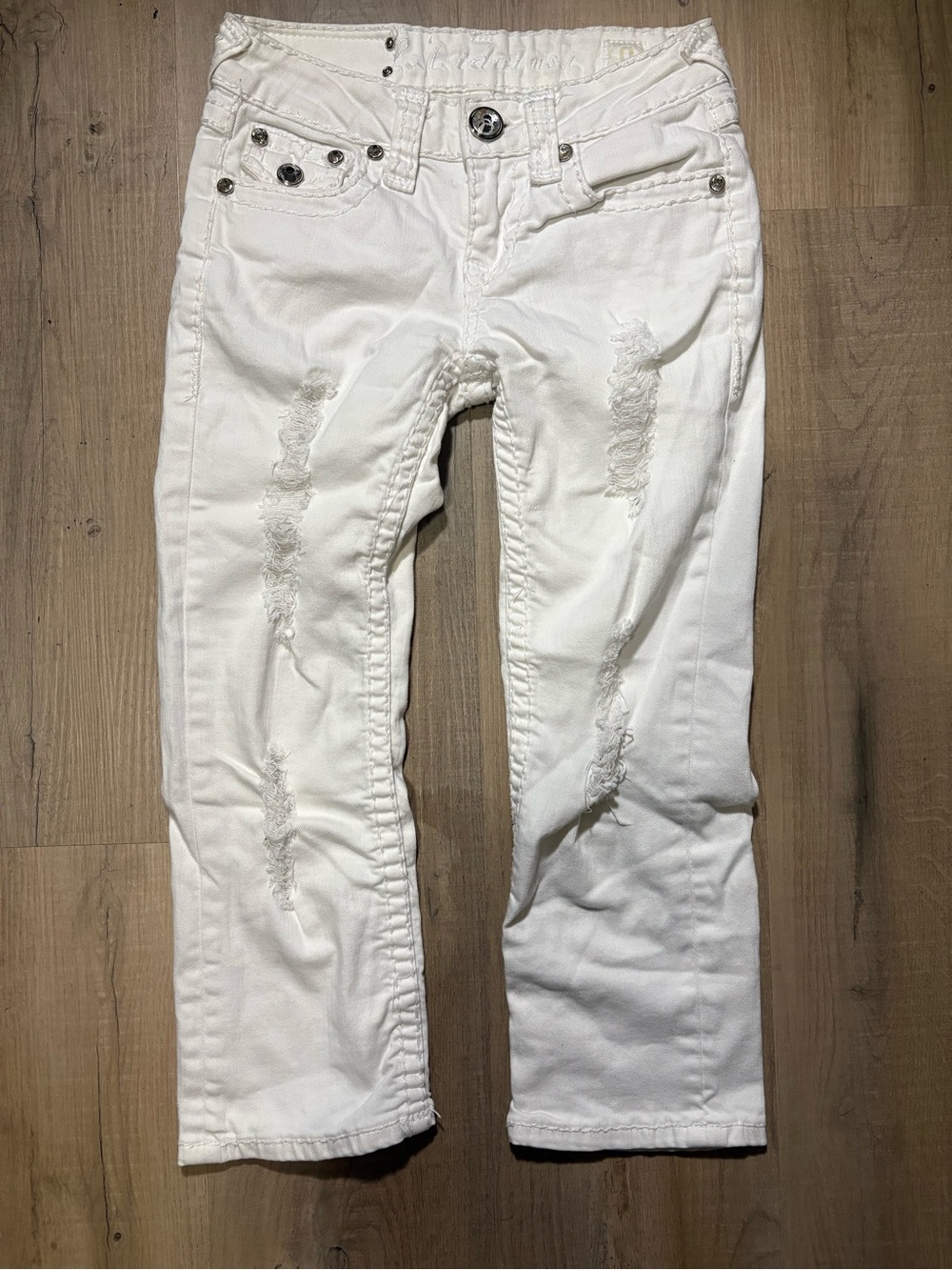 LA IDOL USA low rise capri skinny jean